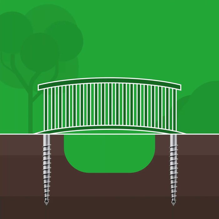 Surub ancorare pamant si suport fundatii cu flansa 76x1600mm x 2buc