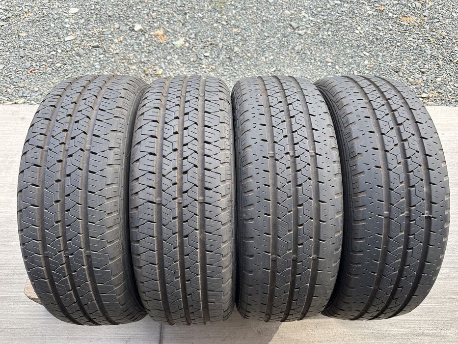 4бр. Отлични Летни Гуми 195/60R/16C -BARUM- DOT:0822- 8,3мм + 7,3мм