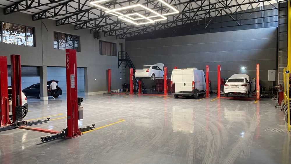 Новый современный автосервис на Юнусабаде.