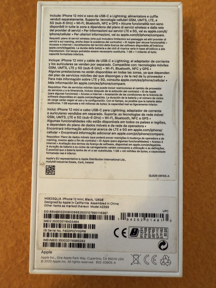 Iphone 12 mini 128GB