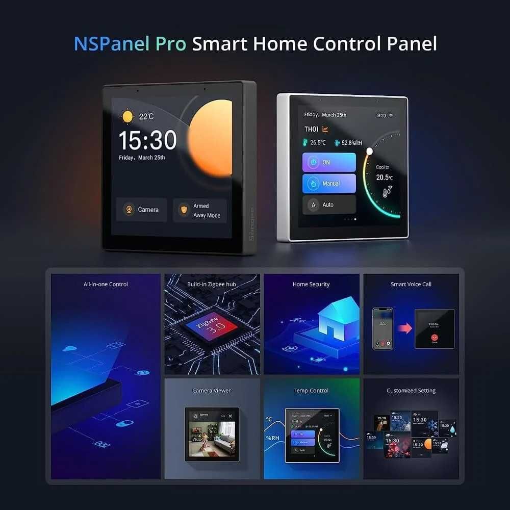 SONOFF NSPanel PRO – Смарт панел за централно управление 120/US