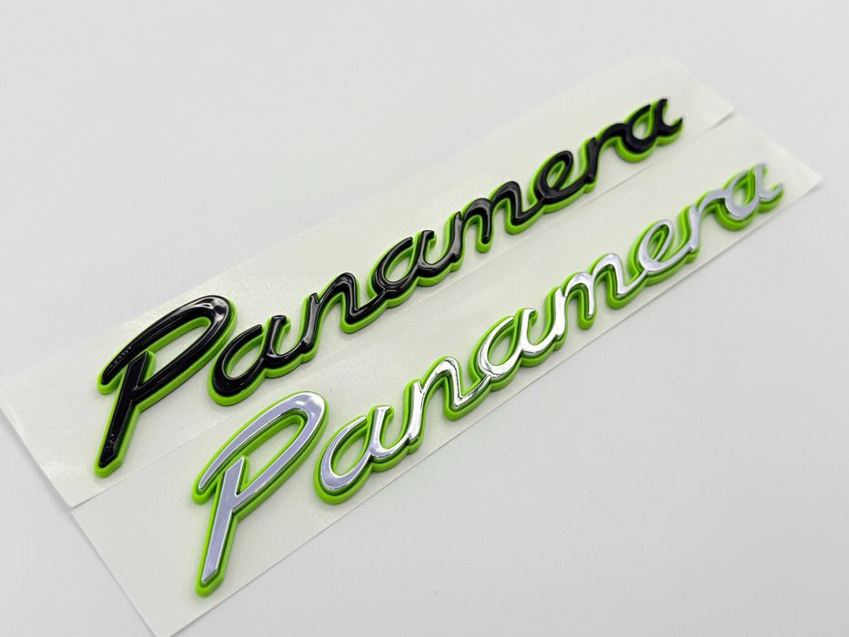 Emblema Compatibila PORSCHE Panamera Hybrid negru