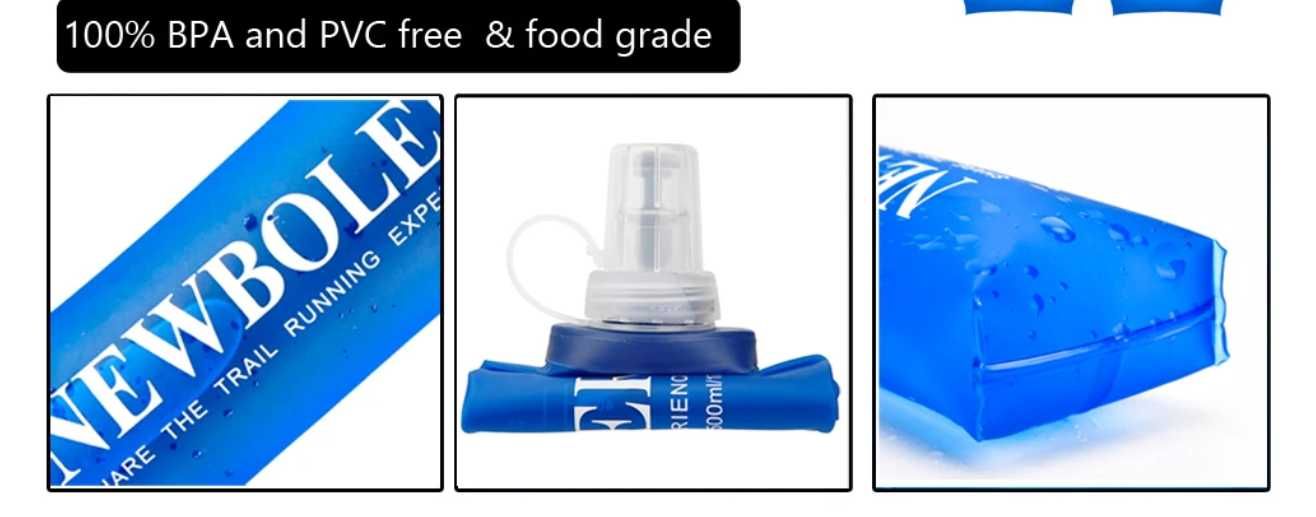 Мека бутилка за вода | 250ml и 500ml | Удобна и сгъваема