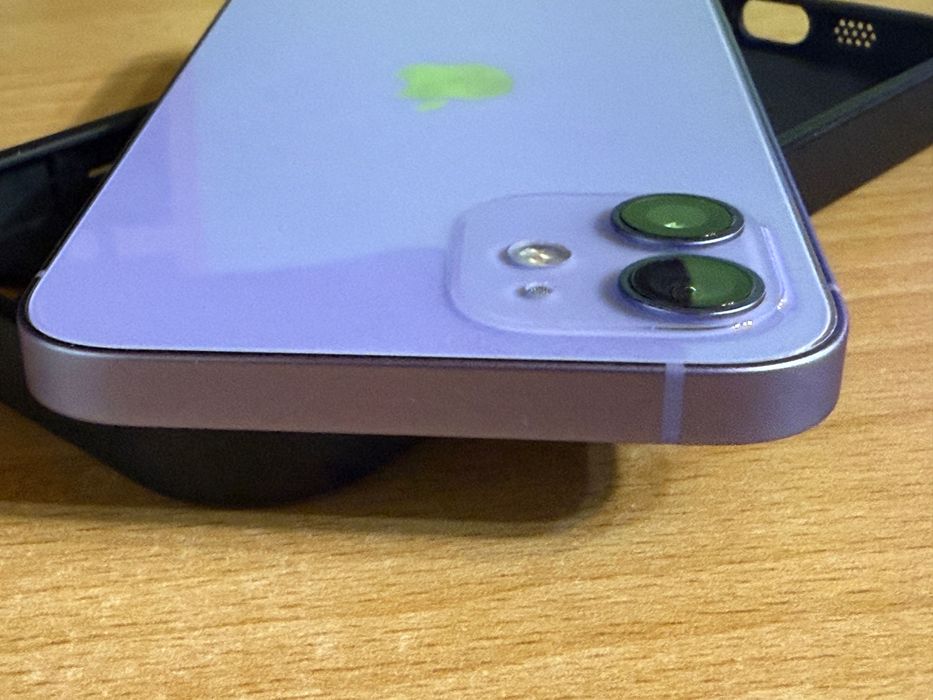 Telefon APPLE iPhone 12 5G, 64GB, Purple +3 huse de protectie