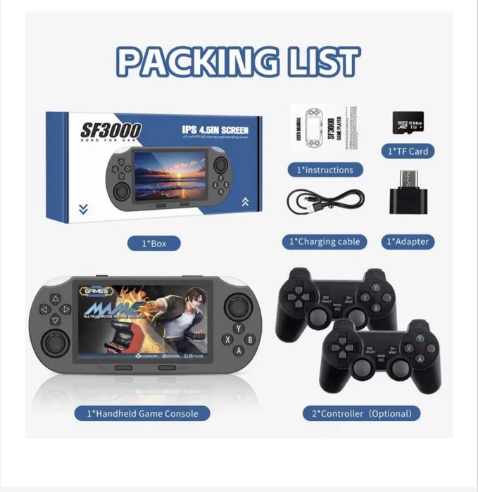 Consola Retro Portabila 64GB Plug & Play pe TV