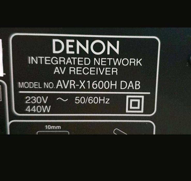 Denon AVR X1600H DAB 2020 Amplificator