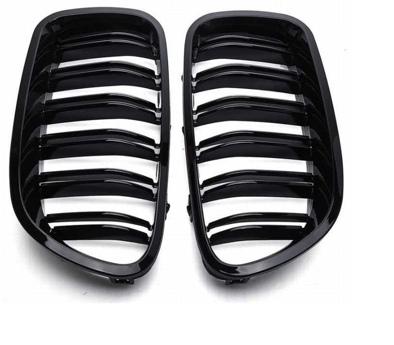 Бъбреци Решетки За БМВ / BMW F10 F11 Черен Гланц Лак М5 Тип След 2010