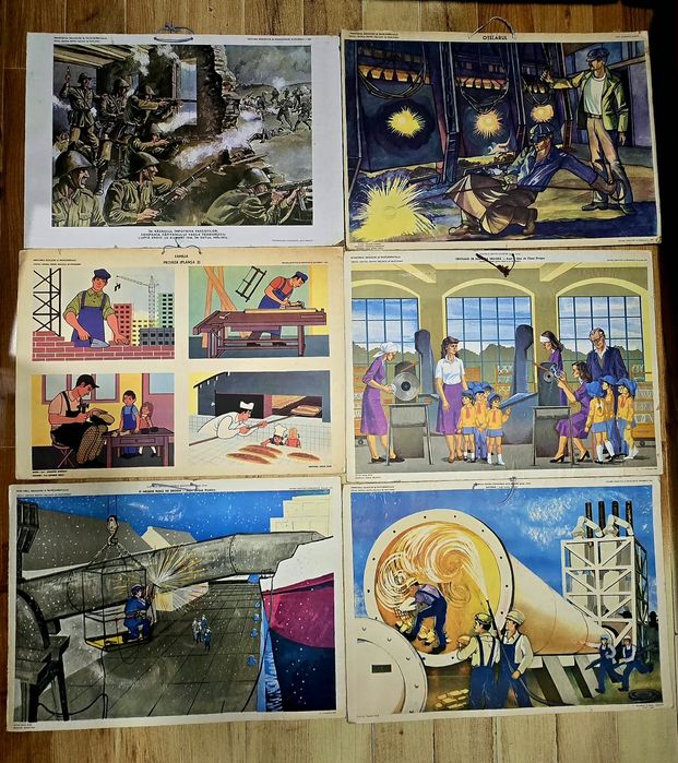 Planse didactice școlare cartonate