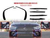 Тунинг Добавка Сплитер Предна Броня Mercedes AMG E W213 Мерцедес В213