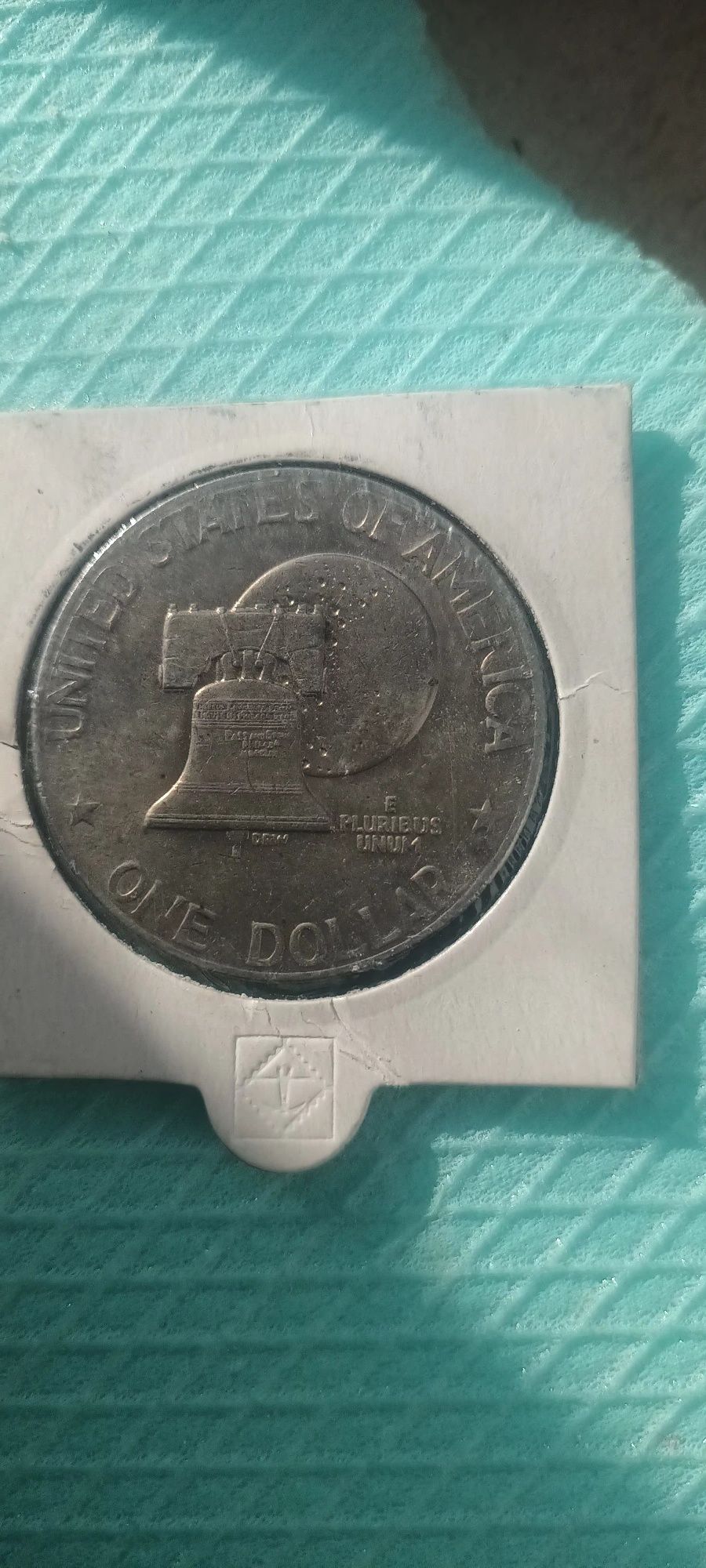1 долар 1976г.Юбилеен.Независимота на Америка. Ген.Айзенхауер.Сащ.