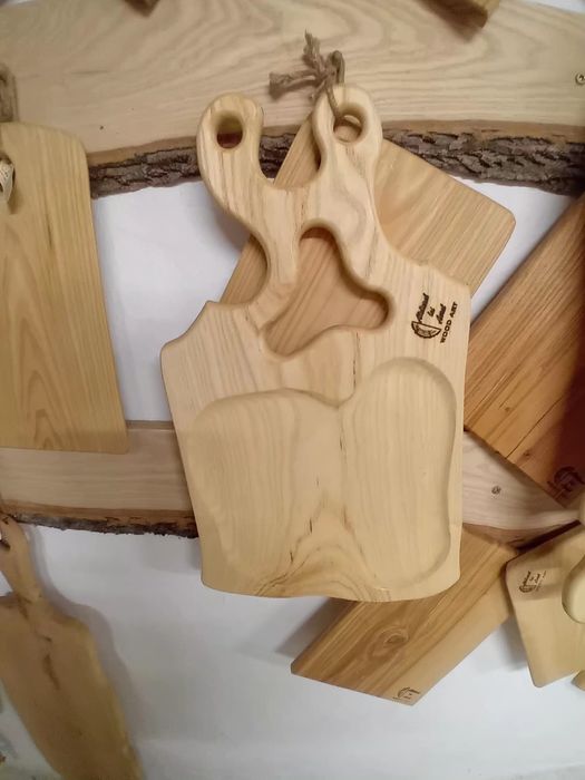 Platouri servire lemn masiv