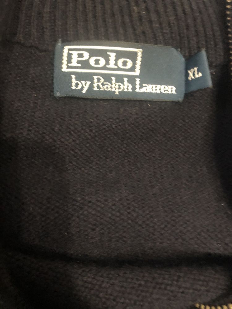 Bluza Ralph Lauren Polo de lînă cu fermuar dublu