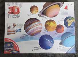 Vând Puzzle 3D cu sistem solar pentru copii 6+ nou sigilat in cutie