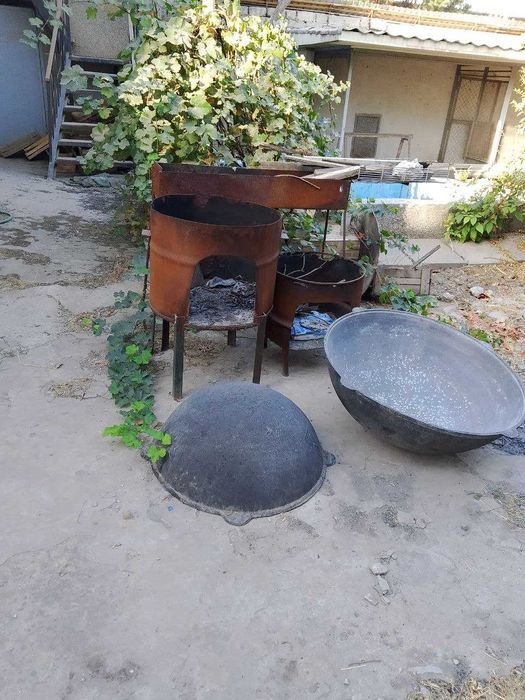 2 очага под казан 30 л и 50 литров