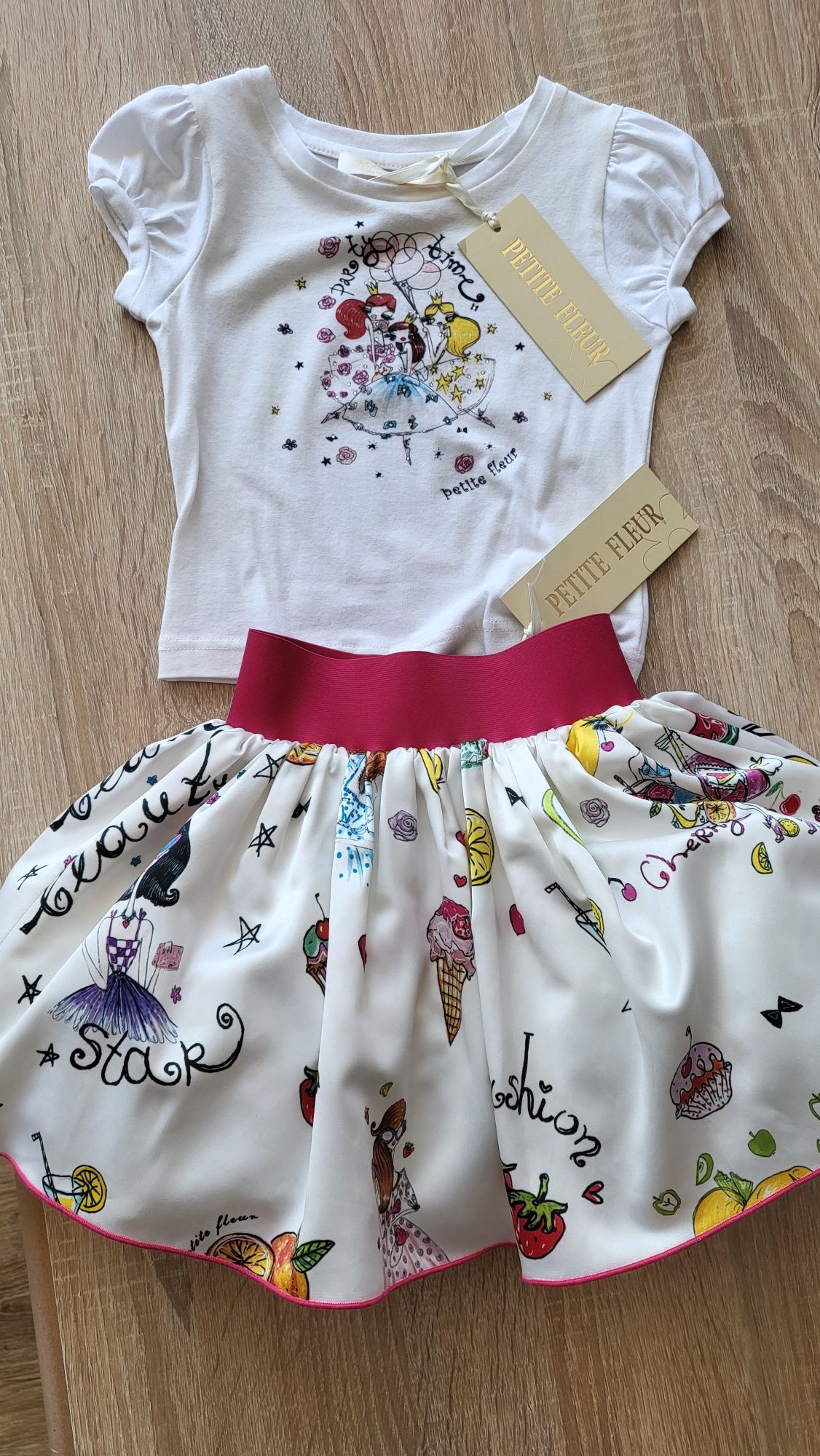 Нов сет пола и блузка PETITE FLEUR