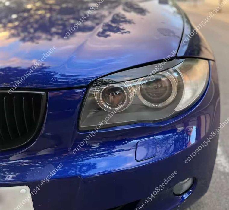 Вежди за фаровете за БМВ BMW E87 E81 E82 E88 пиано лак черни