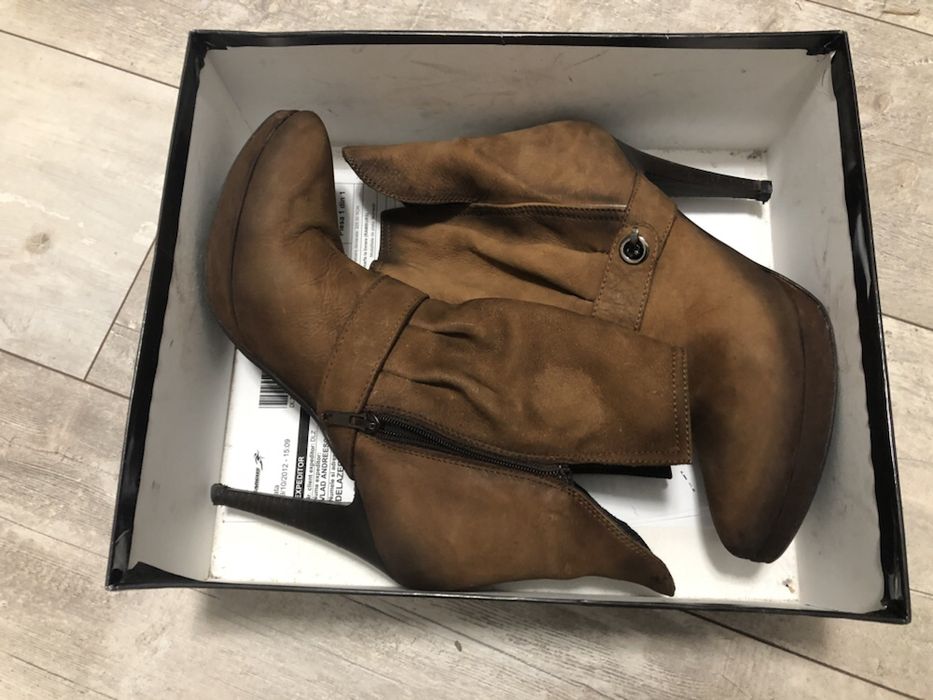 Botine piele Otter , nr. 38