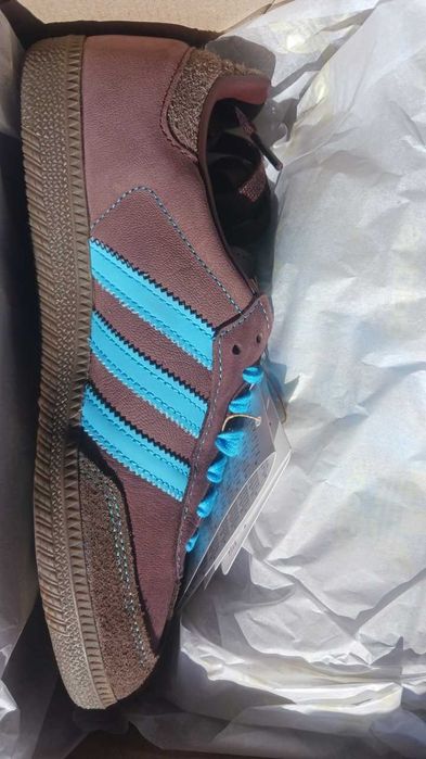 (W) adidas Samba OG Shadow Brown Sky Rush