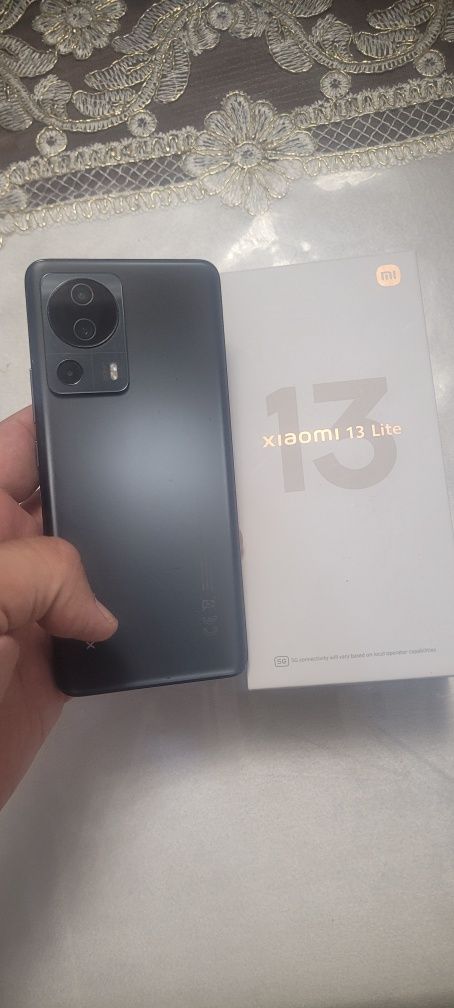Xiaomi MI 13 Lite 5G 16/256Gb Black Igravoy Flagman Karobka Ideal Zor