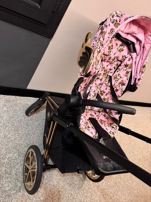 Бебешка количка Cybex Priam Jeremy Scott Cherubs Pink Trekking