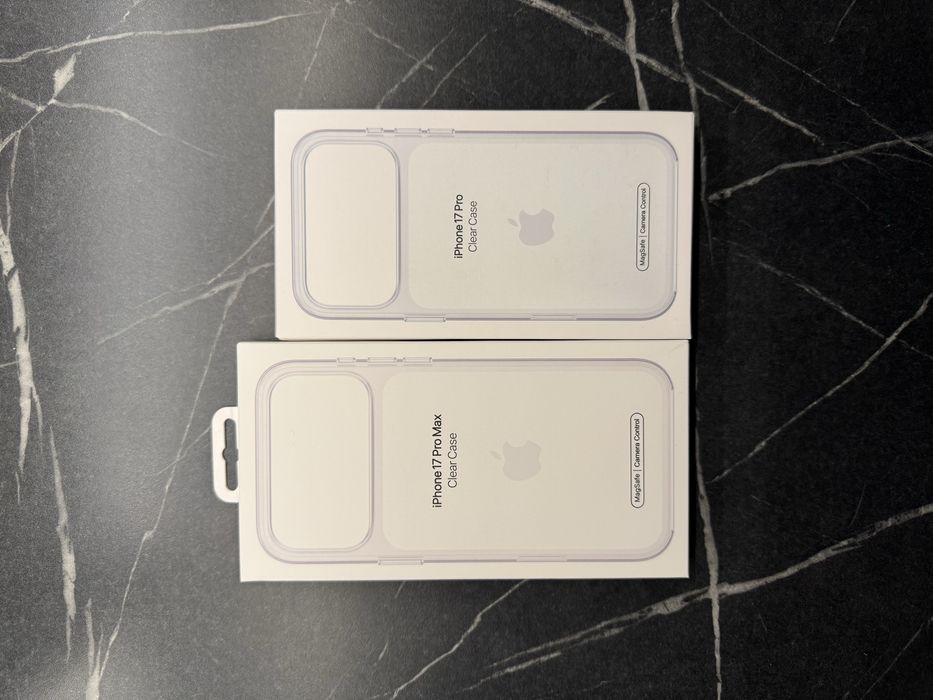 Husă originală Apple MagSafe – iPhone 17 Pro/17 Pro Max (transparentă)