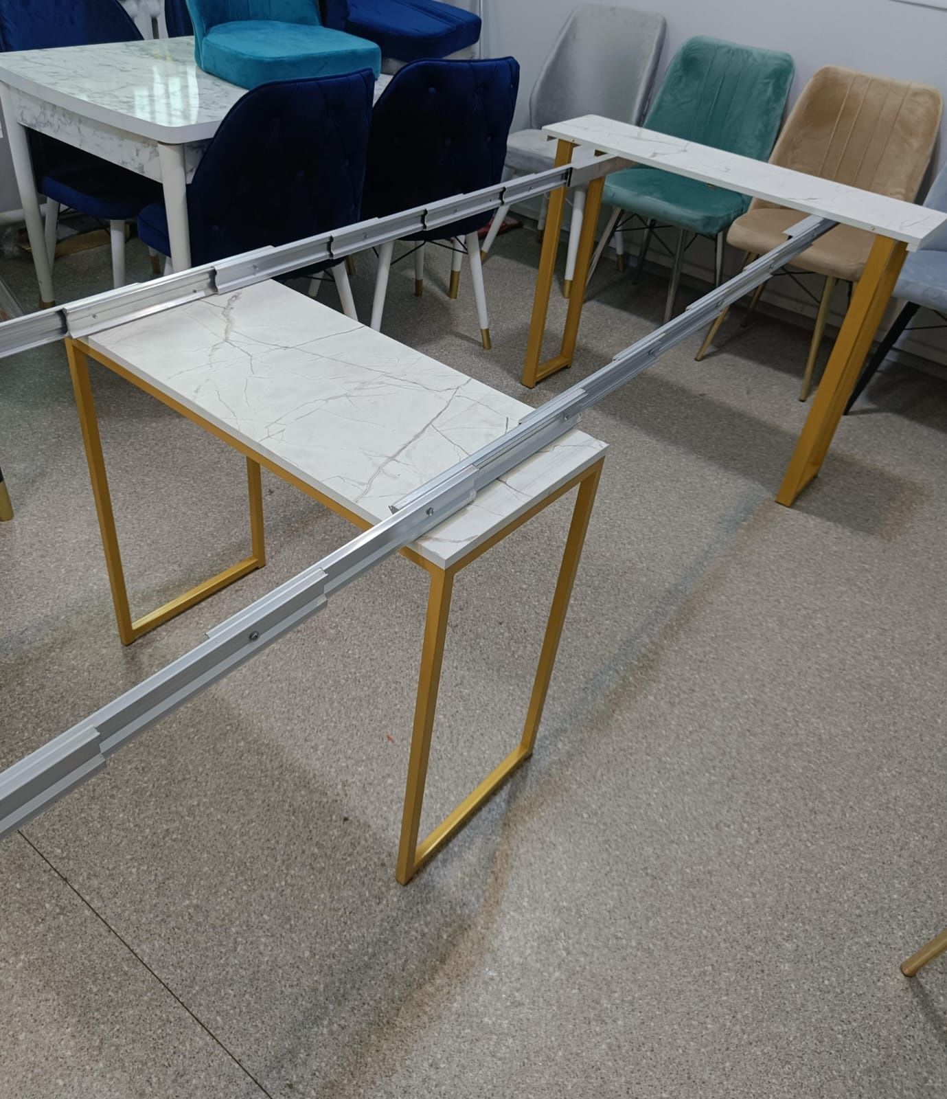 Стол трансформер ЛДСП,МДФ,ножка метал, 3м,4м