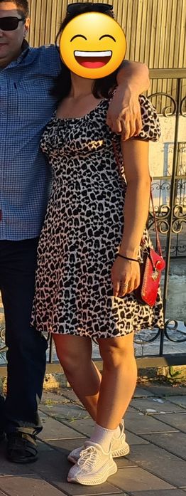 Летнее платье крестьянка 42-44