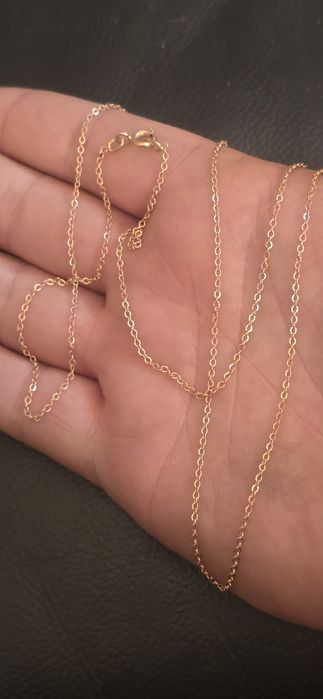 Lănțișoare aur 14 k Rusia lungi