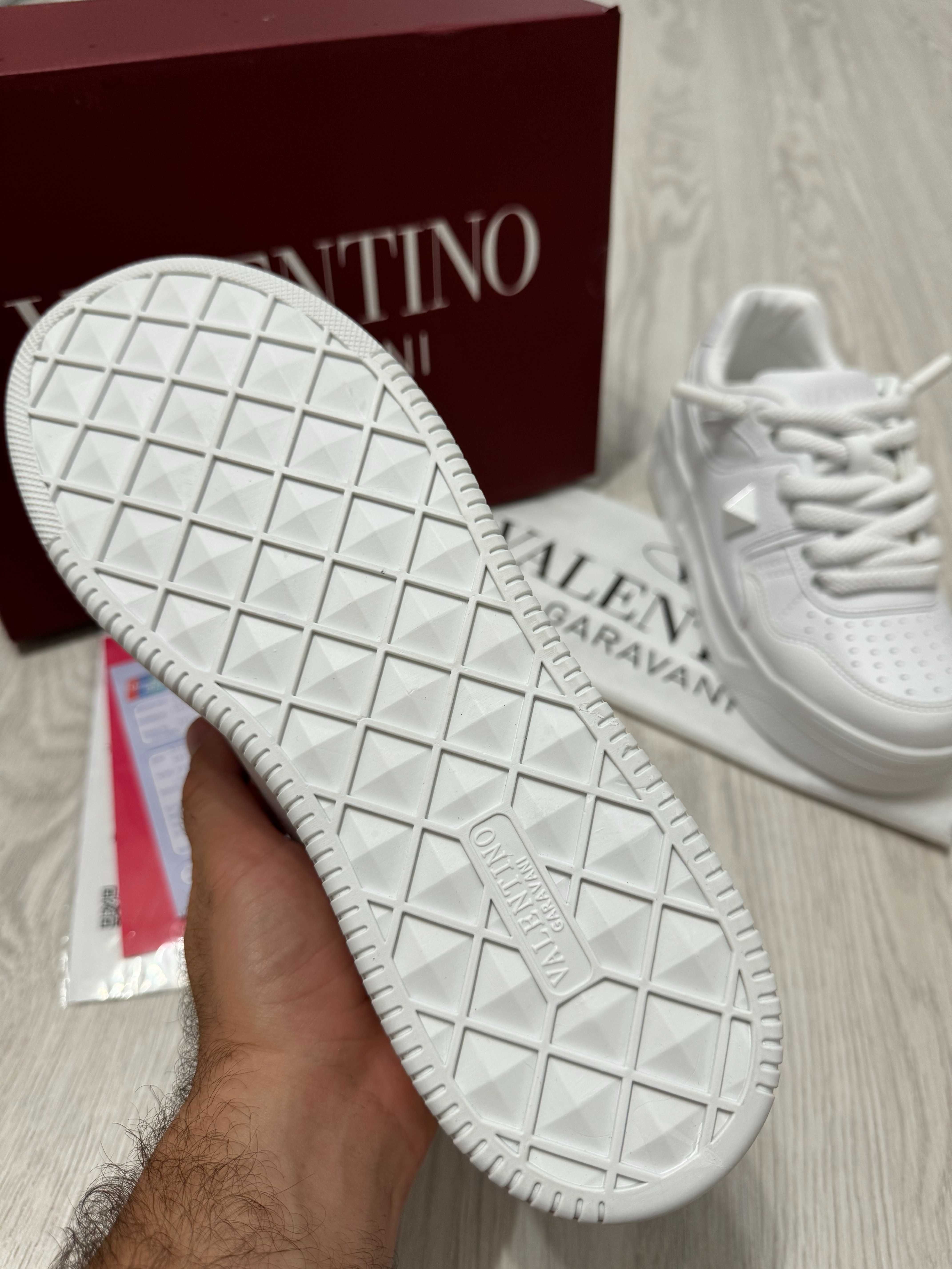 Adidasi Valentino Garavani - One Stud Low-Top Sneakers Full BOX -Amiri