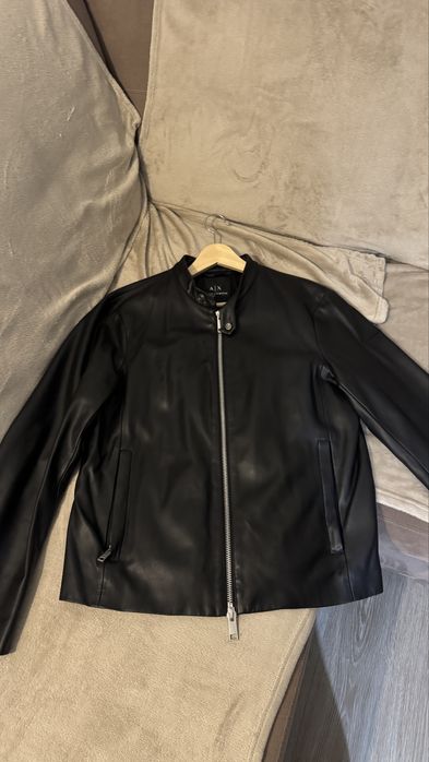 Geaca Emporio Armani piele