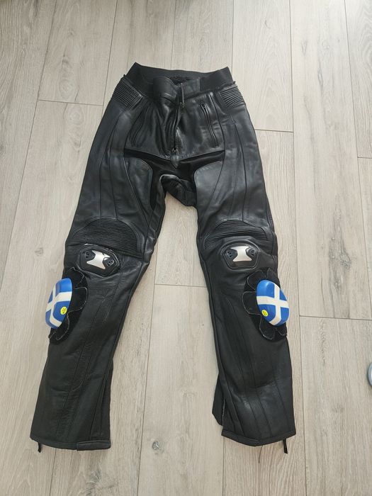 Кожен мото панталон