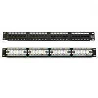 Patch panel, патч панель 24 port UTP Cat 5e