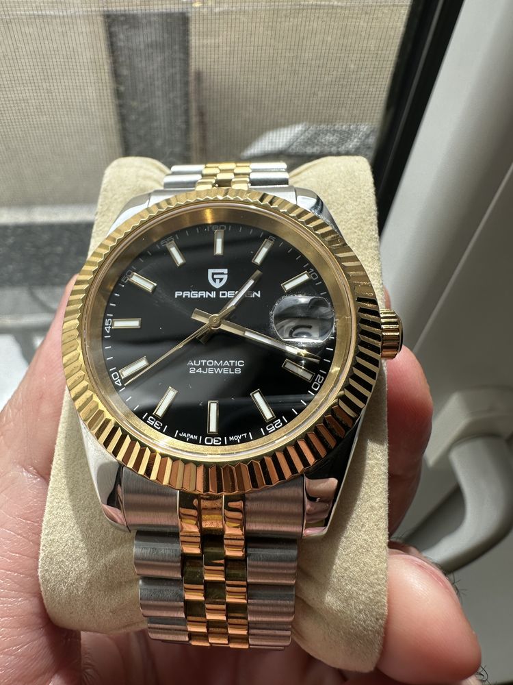 Pagani Design Datejust bi-ton gold/otel automatic Seiko nh35