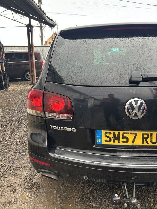 Haion Cu Luneta Volkswagen Touareg 7L facelift 2007 - 2011 SUV 4 Usi NEGRU (1221)