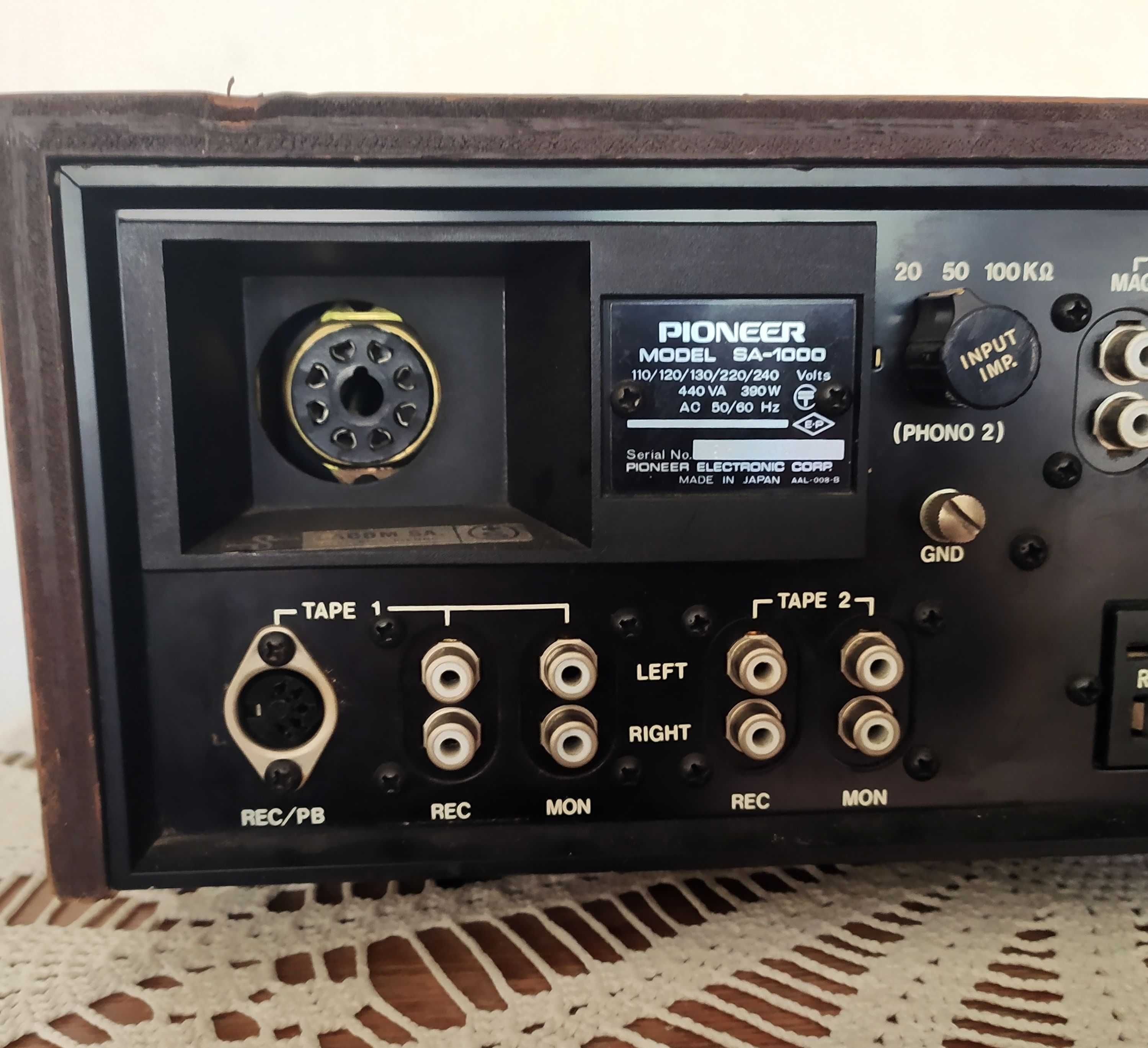 Pioneer SA-1000, стерео усилвател Пионер