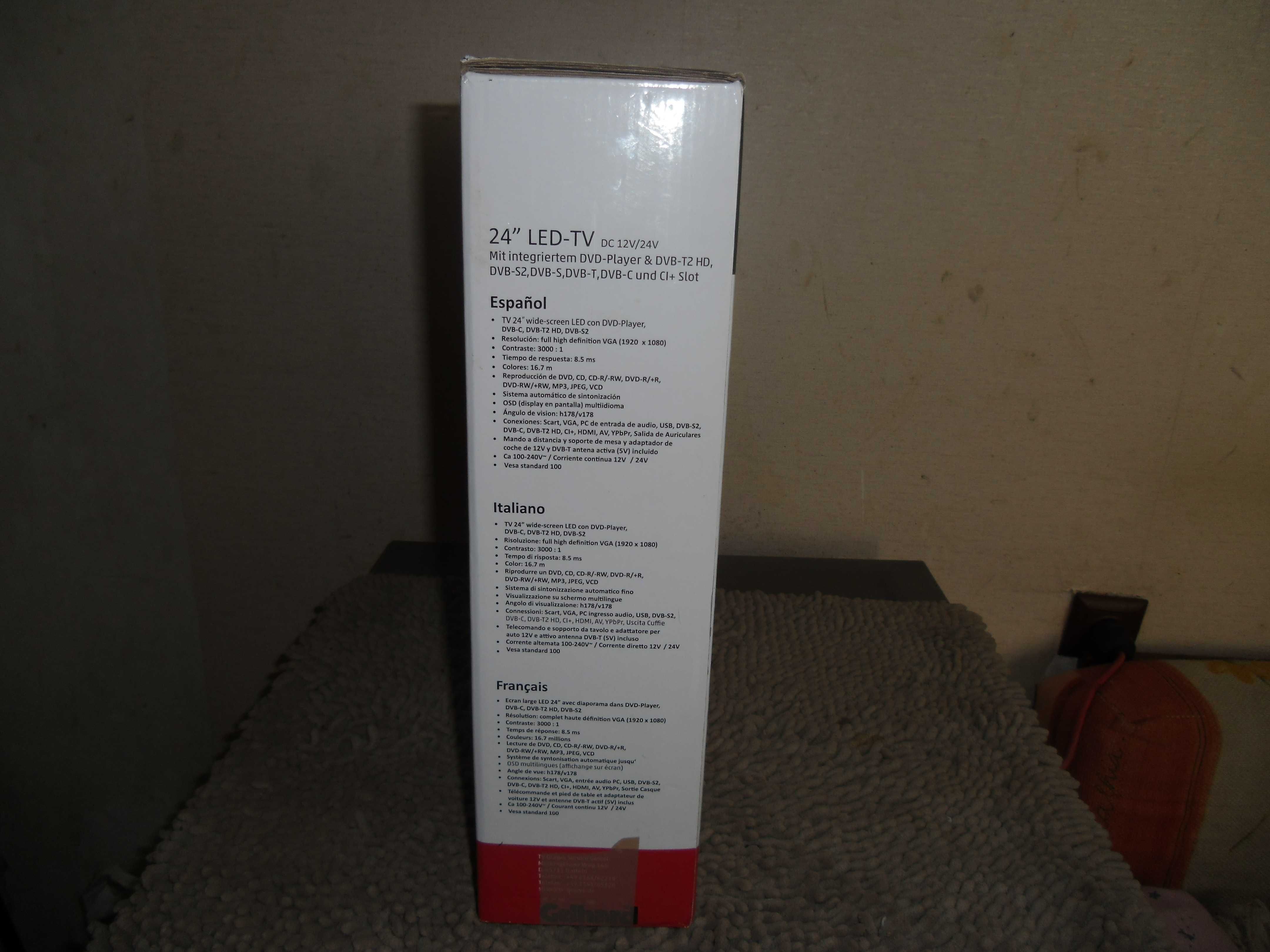 26.Продавам Телевизор Celhard НОВ 24” LED.Модел GTV2482PVR.1080p (FHD)