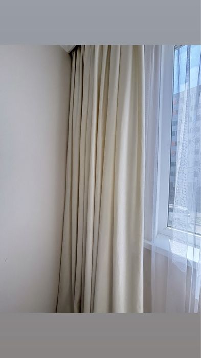 Срочно продам штор с тюлью
