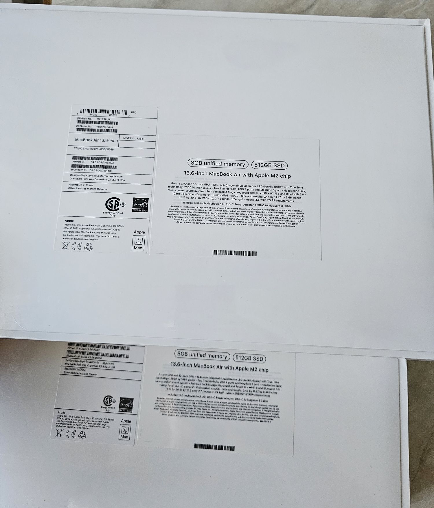 MacBook Air/Pro M2/M3/M4