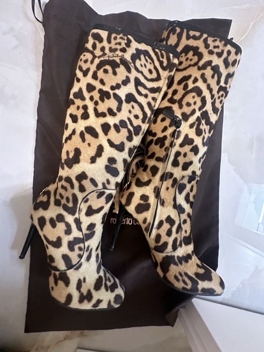 Ботуши с ток Roberto Cavalli