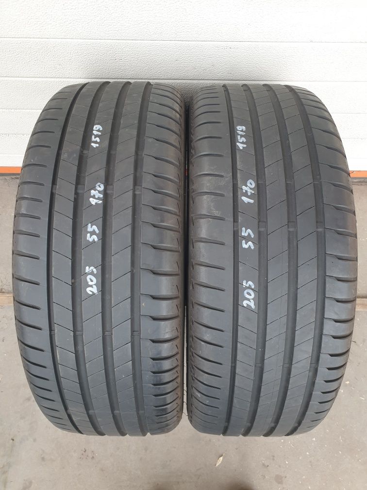 Летни гуми 2 броя BRIDGESTONE Turanza T005 205 55 R17 дот 1519