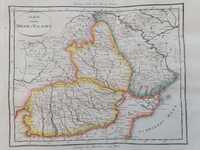 Harta provinciilor istorice romanesti, tiparitura originala din 1820