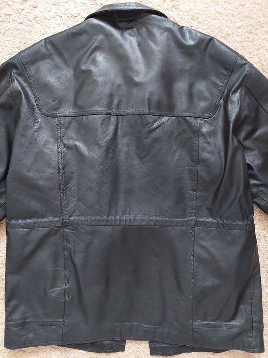 Geaca din piele naturala,de barbati,marime mare