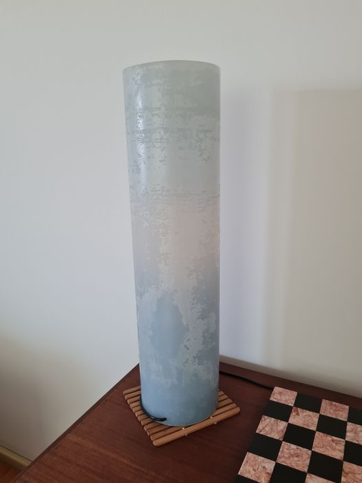 Уникална лампа синя от восък