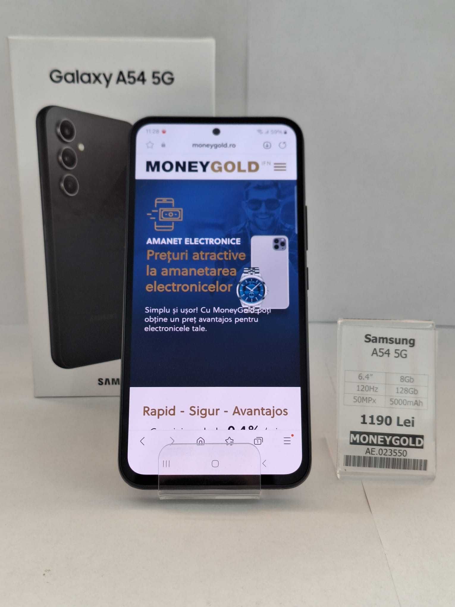 Telefon Samsung Galaxy A54 5G MoneyGold AE.023550