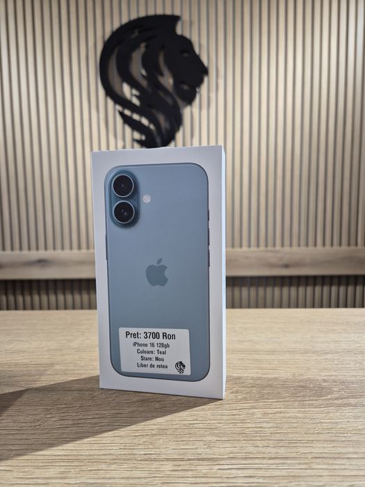 iPhone 16 128gb Teal Neverlocked/Fact+Garantie
