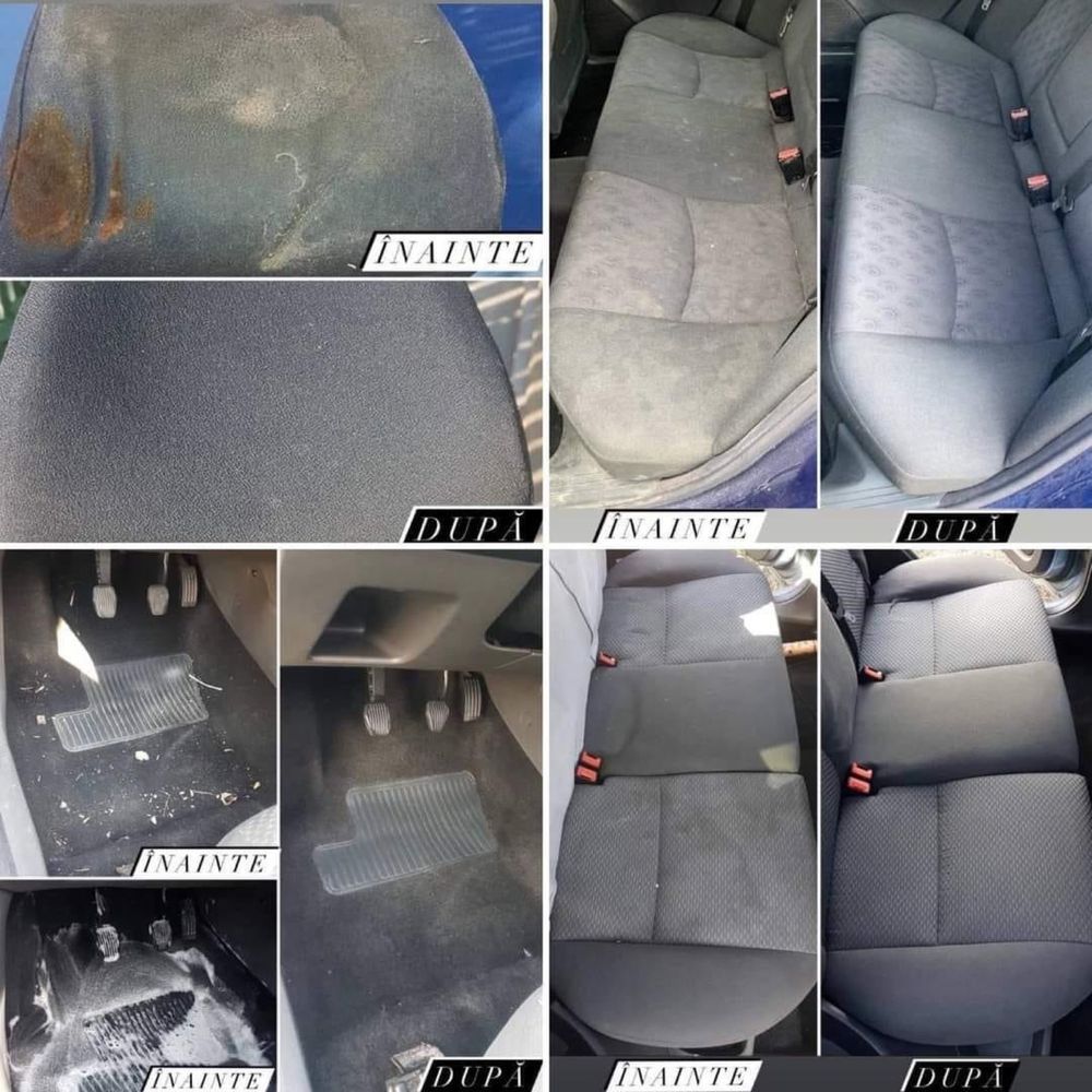 Curățare tapițerie auto / canapele saltele mocheta