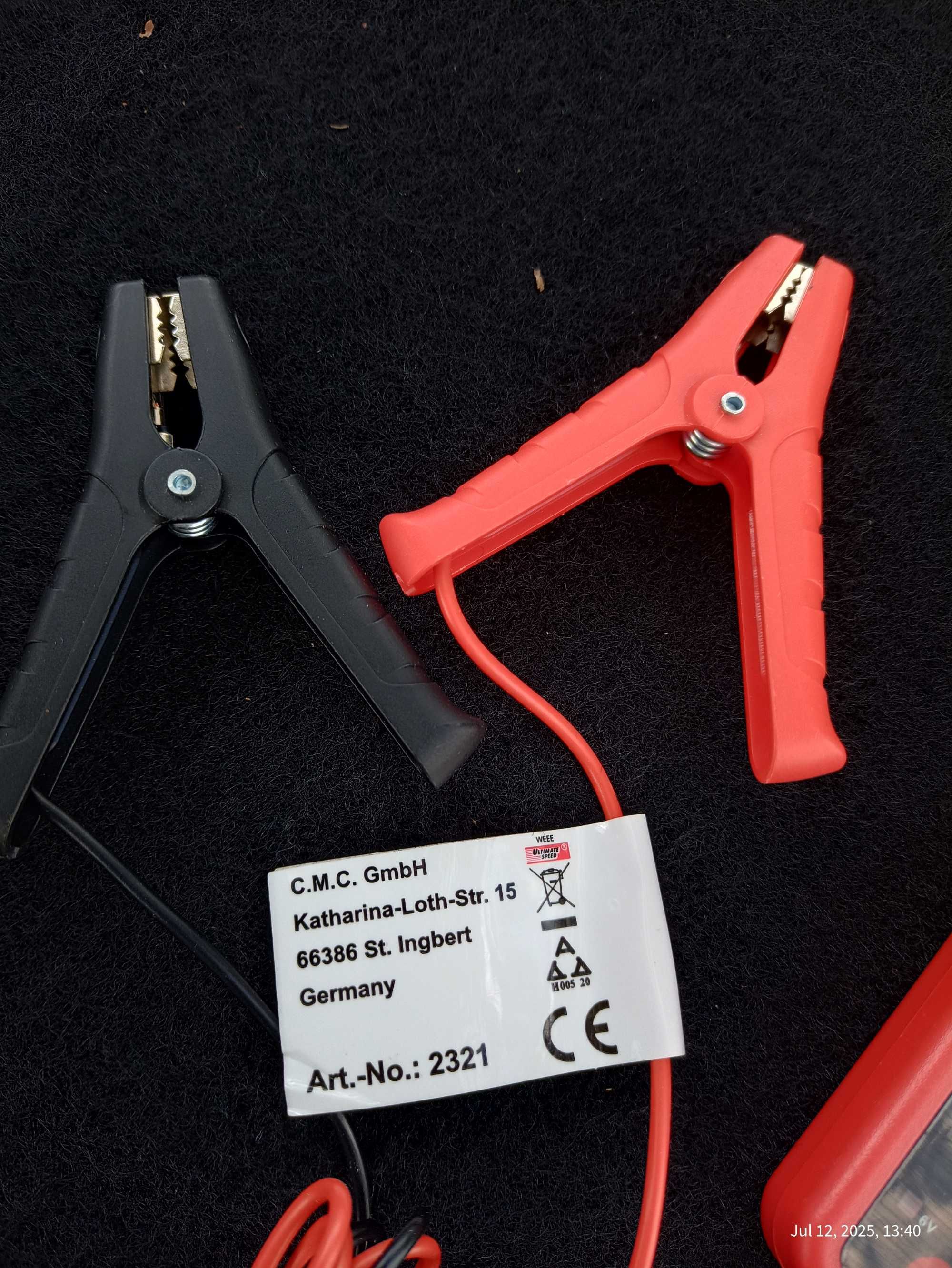 Vand dispozitiv pentru verificare incarcare baterie si alternator