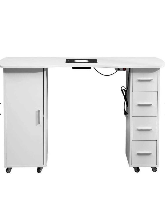 Бюро за маникюр с вграден прахоуловител