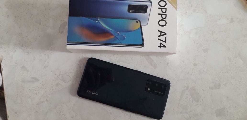 OPPO A 74 цвет черный