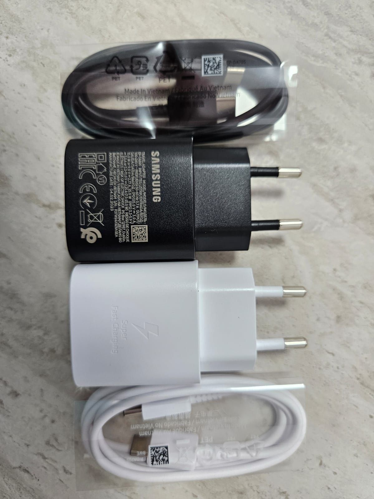 Încărcător Super Fast Charge cu cablu Tip C Original Samsung